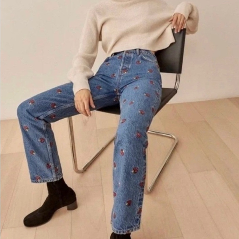 Reformation Mushroom Jeans Size 26